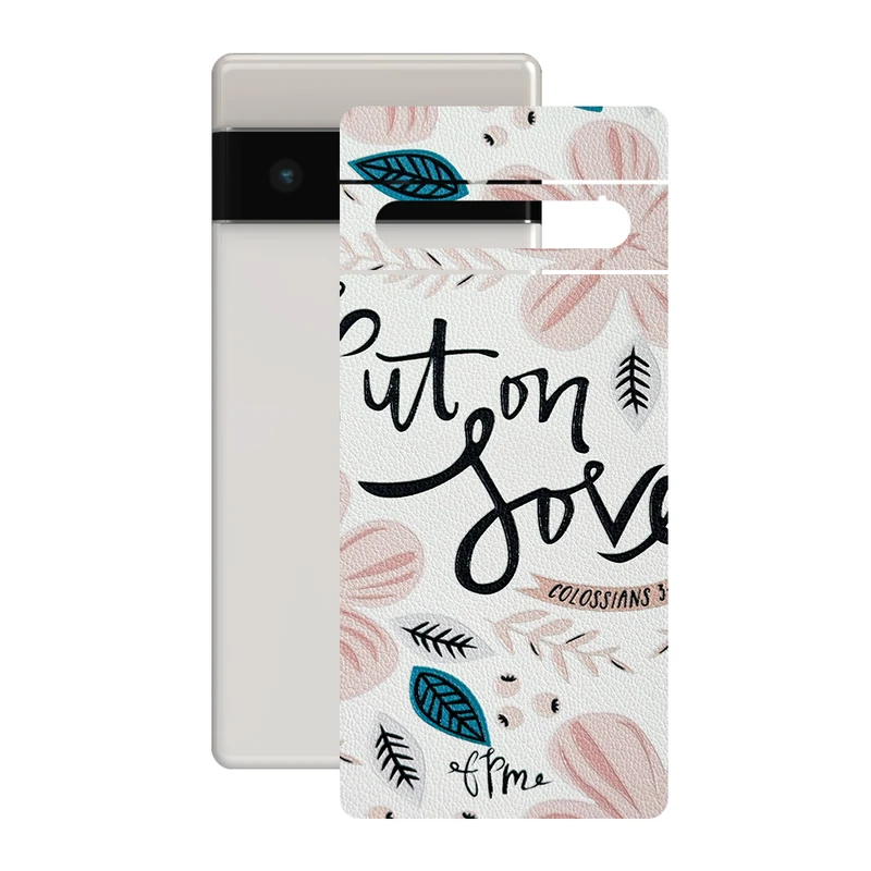 برچسب پوششی ریمکس مدل Leth طرح put on love مناسب برای گوشی موبایل گوگل Pixel 6 Pro