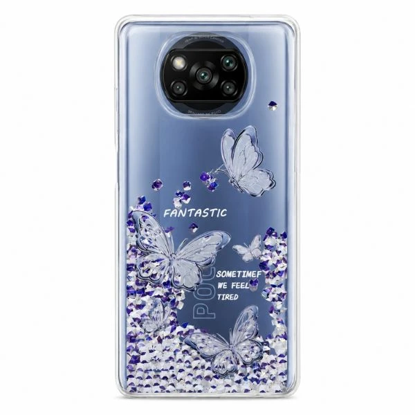 کاور کد 01 طرح پروانه آکواریومی مناسب برای گوشی موبایل شیائومی Poco X3 Pro 4G