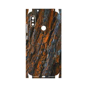 MAHOOT Wood Texture 6-FullSkin Cover Sticker for Xiaomi Redmi Note 6 Pro