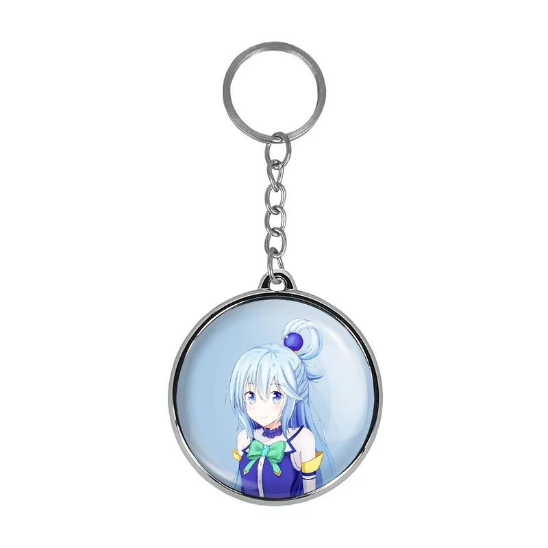 جاکلیدی خندالو طرح آکوا انیمه کونوسوبا Konosuba مدل دوطرفه کد 2733127332