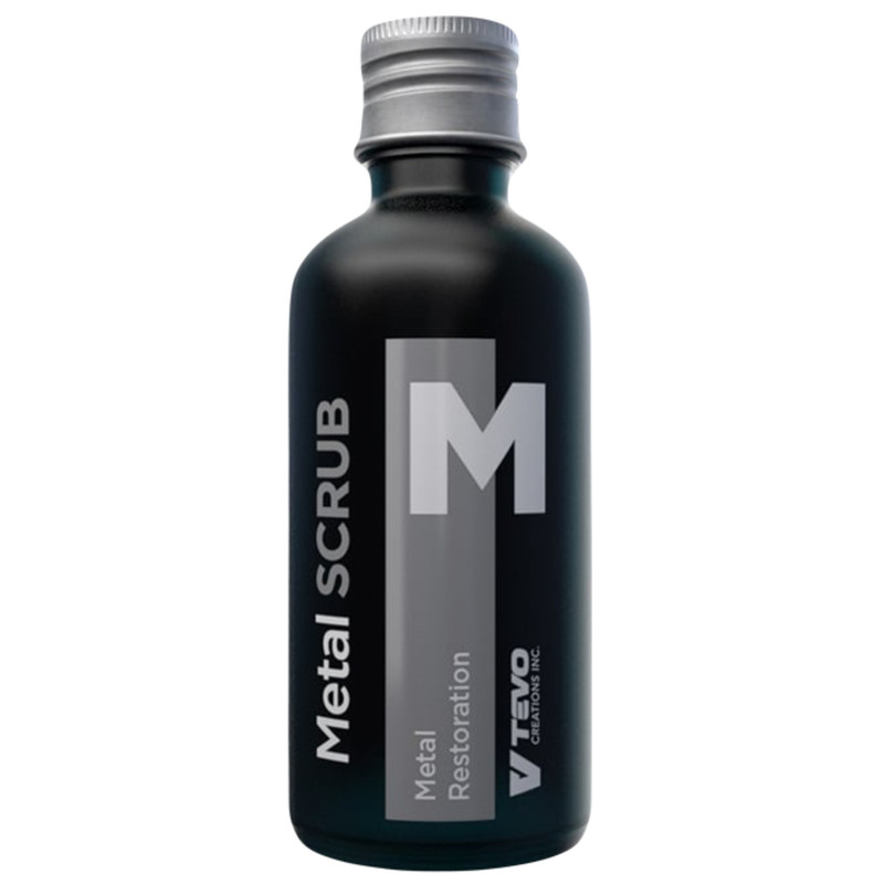 محلول تمیز کننده و براق کننده فلزات تِوو مدل MetalSCRUB کد MS حجم 50 میلی لیتر