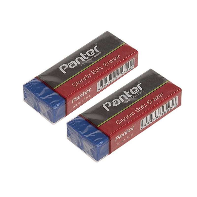 پاک کن پنتر مدل Classic Soft Eraser بسته  2عددی