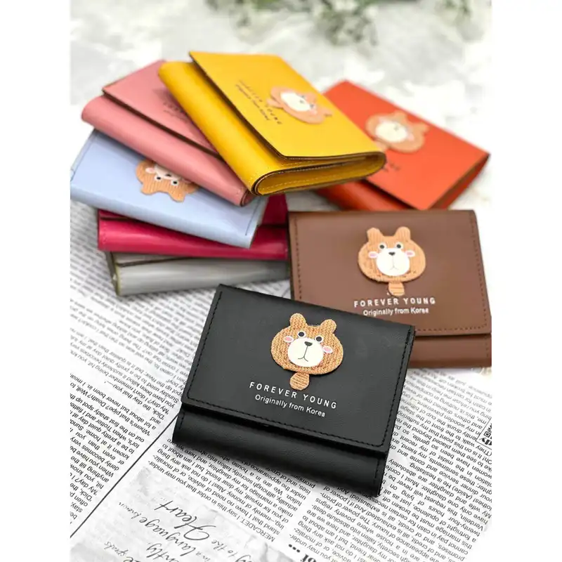 کیف پول زنانه مدل خرس مهربون کد KZD-042