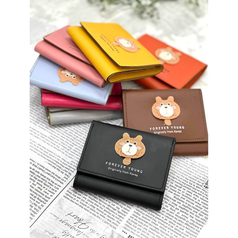 کیف پول زنانه مدل خرس مهربون کد KZD-042