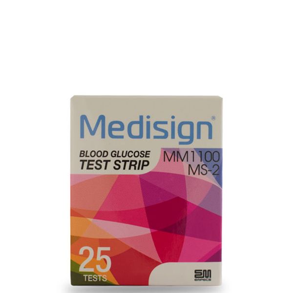 نوار تست قند خون مدیساین مدل  MS-2