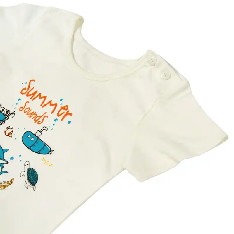 تی شرت آستین کوتاه بچگانه طرح کارتونی کد Tn3