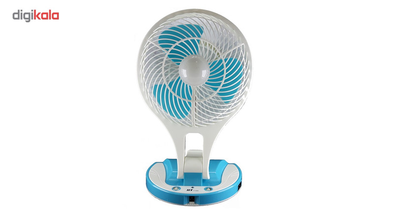 پنکه شارژی و چراغ اضطراری اچ تی مدل HT-5580