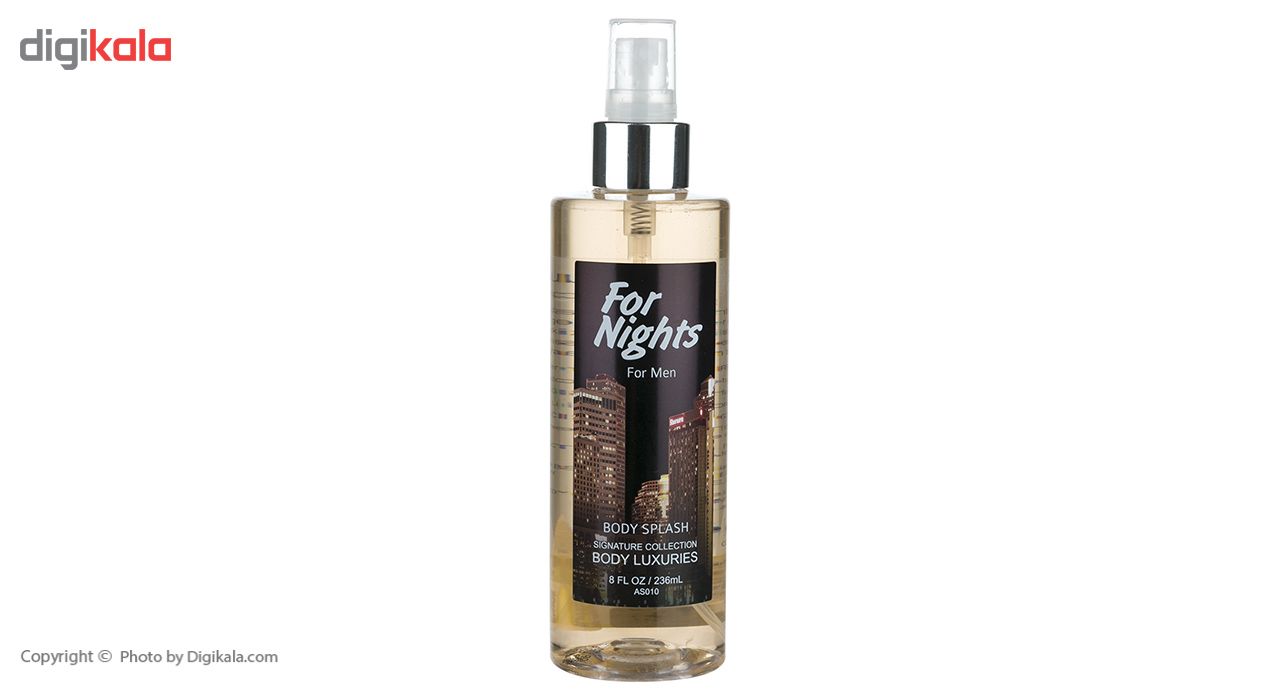 اسپری خوشبو کننده بدن مردانه بادی لاکچری مدل For Nights حجم 236 میلی لیتر -  - 2