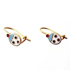گوشواره طلا 18 عیار گالری آمانژ مدل D336