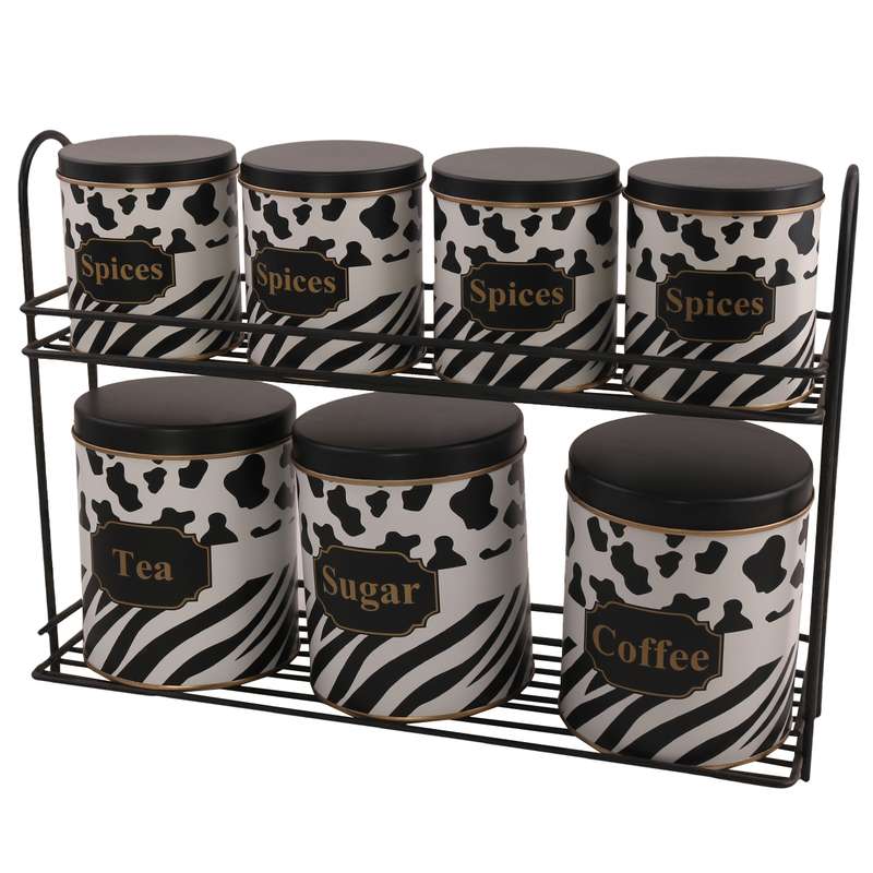 بانکه مدل PJ-107831 مجموعه 7 عددی به همراه استند