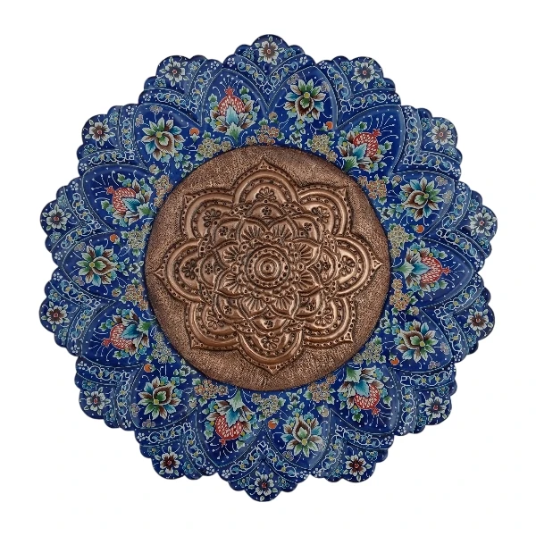 بشقاب میناکاری کد B1092