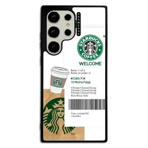 AKAM AMCWSGS23U-STARBUCKS5 Cover For Samsung Galaxy S23 Ultra