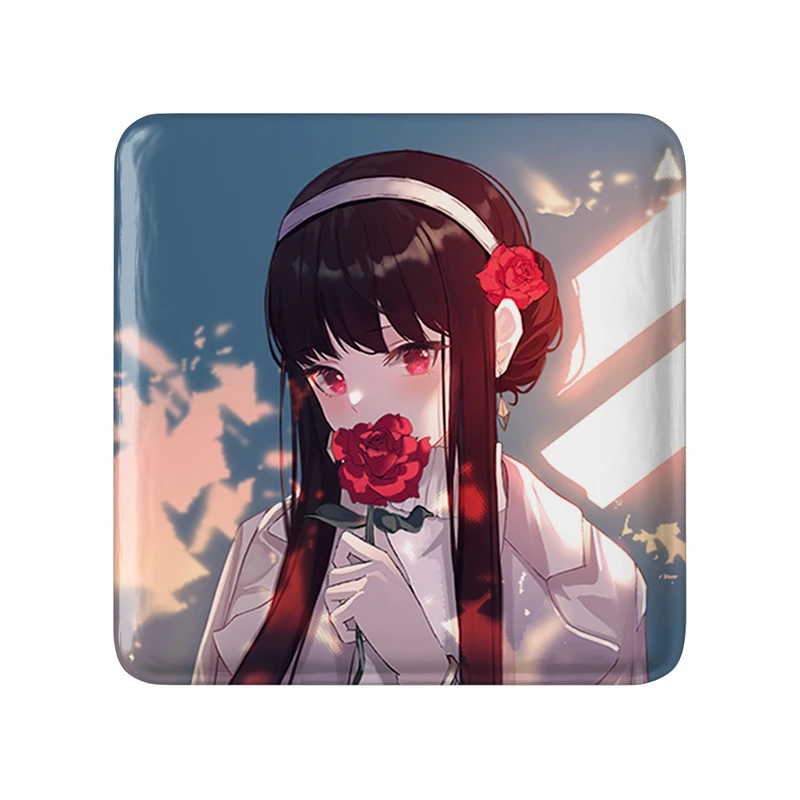 مگنت خندالو طرح یور انیمه اسپای ایکس فمیلی Spy X Family  مدل مربعی کد 22202