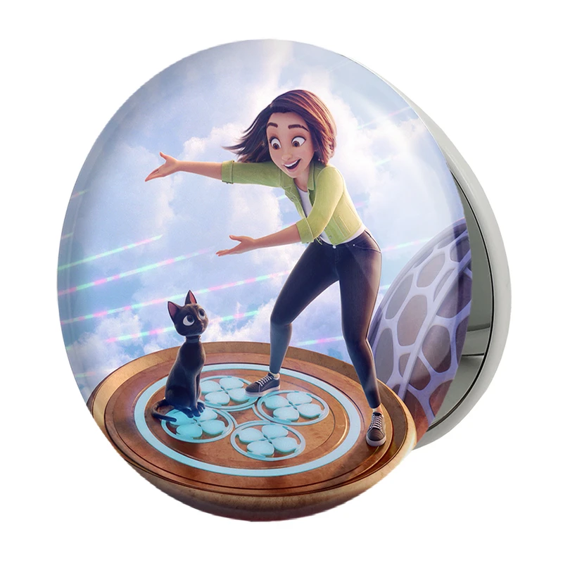 آینه جیبی خندالو طرح انیمیشن شانس لاک Luck مدل تاشو کد 26036 