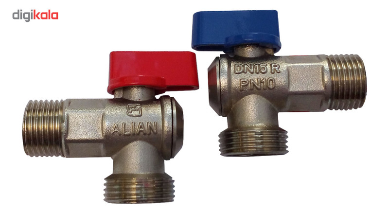 شیر اب لباسشویی ایران آلیان مدل توپی بسته 2 عددی