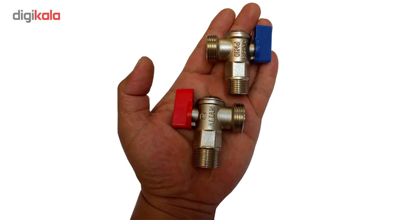 عکس شماره 4 : شیر اب لباسشویی ایران آلیان مدل توپی بسته 2 عددی