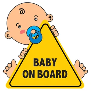 Grasipa the  sitting Baby On Board Sticker