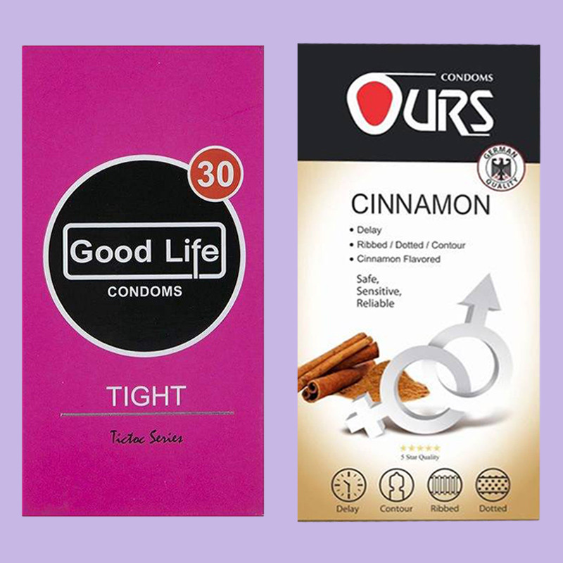 کاندوم گودلایف مدل Tight بسته 12 عددی به همراه کاندوم اورز مدل Cinnamon بسته 12 عددی کاندوم گودلایف مدل Tight بسته 12 عددی به همراه کاندوم اورز مدل Cinnamon بسته 12 عددی