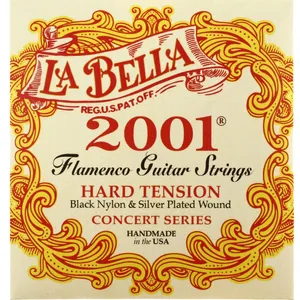 سیم گیتار فلامنکو لا بلا مدل 2001F Hard Tension