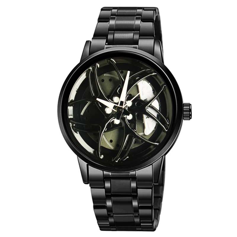 ساعت مچی عقربه‌ای کوارتز مردانه مدل چرخشی اسپینر دار ES-02