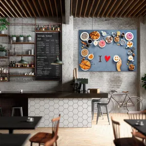 تابلو شاسی طرح خوراکی های زیبا کد 328