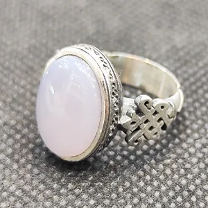 انگشتر نقره مردانه مدل سنگ عقیق کبود کد 693