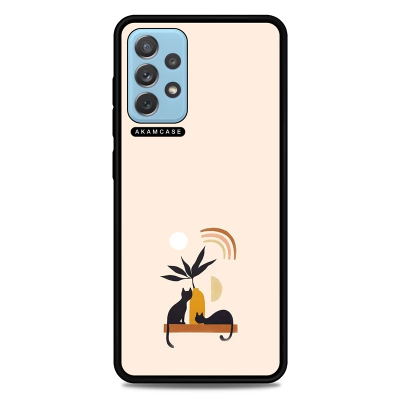 کاور آکام مدل AMC-WSGA72-CATS-27 مناسب برای گوشی موبایل سامسونگ Galaxy A72