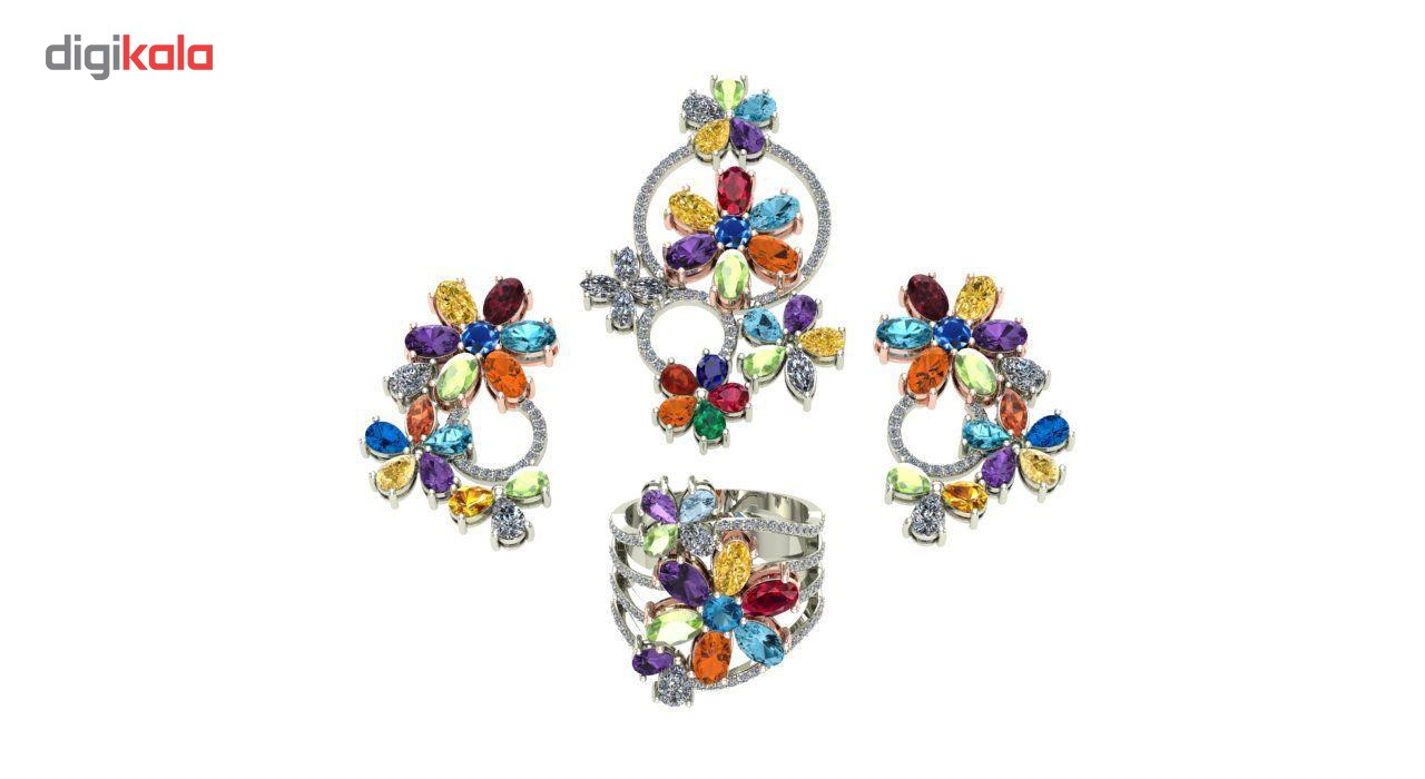 نیم ست طلا اونیکست مدل  Multi-Color 1671-2-3