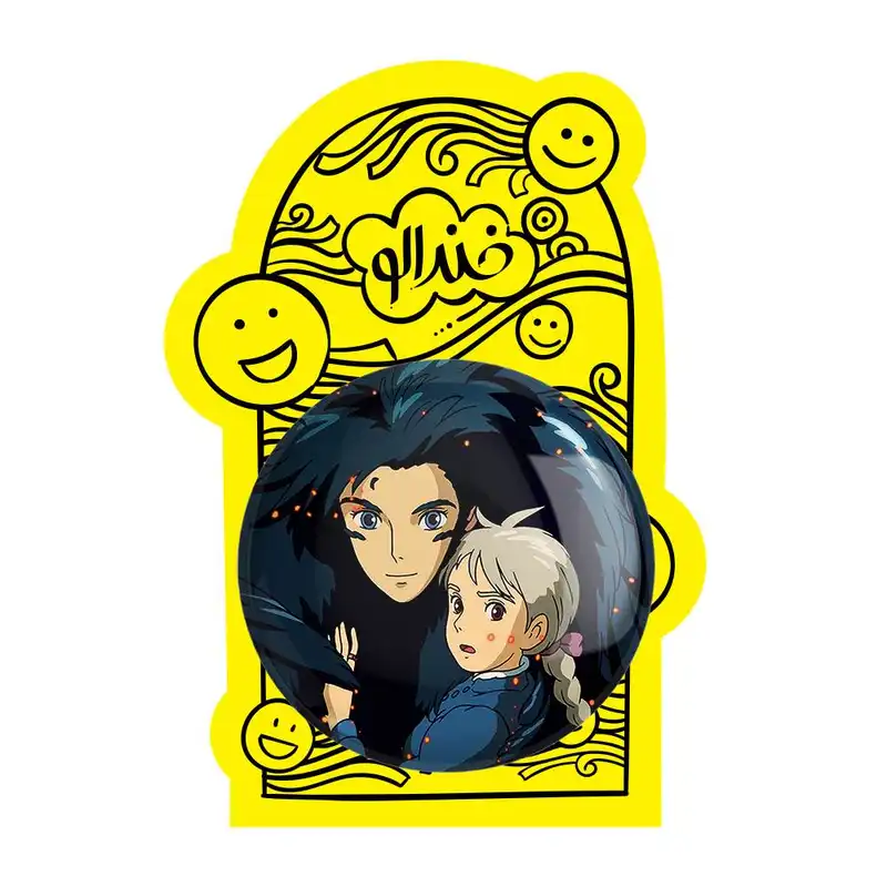 آینه جیبی خندالو مدل هاول و سوفی انیمه قلعه متحرک هاول کد 12901