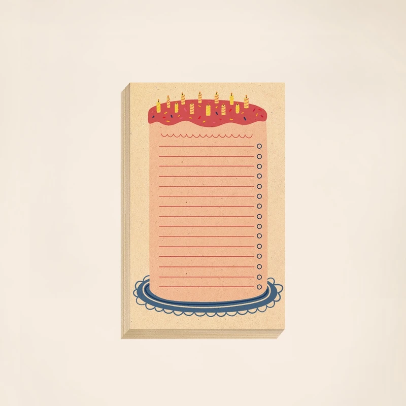 کاغذ یادداشت مریخ مدل cake 2001 سایز 15×9 سانتی‌متر بسته 100 عددی