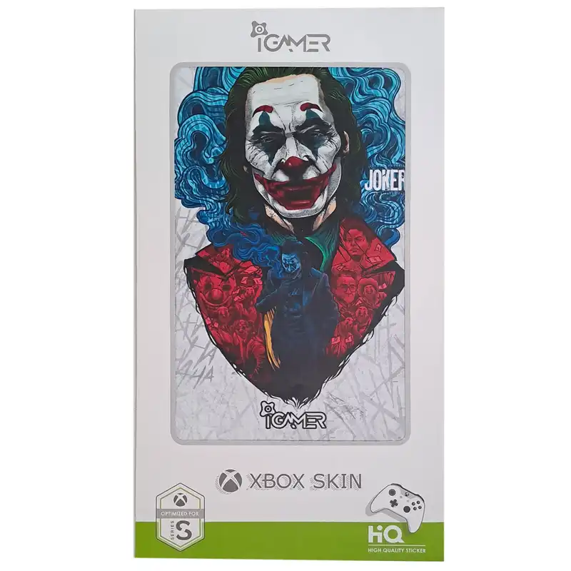 برچسب کنسول بازی ایکس باکس سری اس آیگیمر طرح جوکر مدل Skins0023 مجموعه 3 عددی