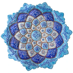 بشقاب مینا کاری کد HZ02