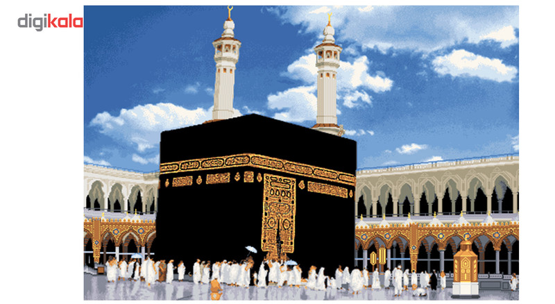 نخ و نقشه تابلو فرش سیرمان طرح کعبه 3 کد 2217 نخ و نقشه تابلو فرش سیرمان طرح کعبه 3 کد 2217