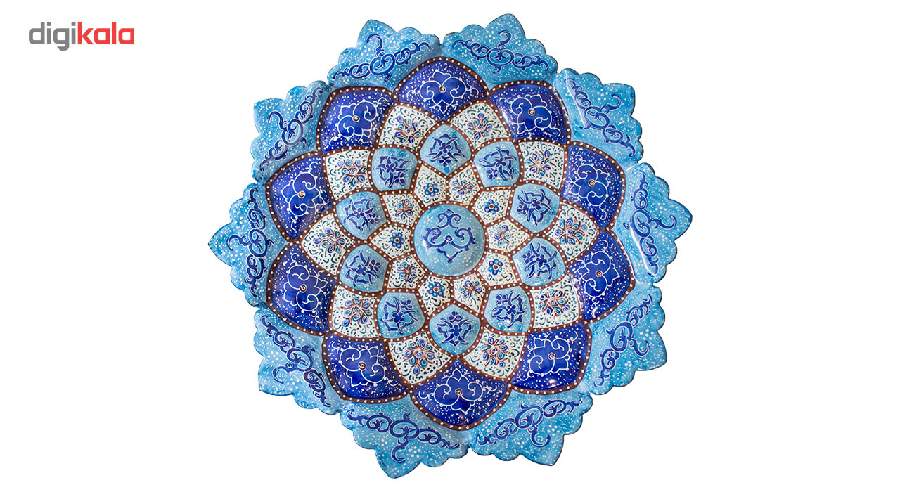 بشقاب مینا کاری کد HZ02