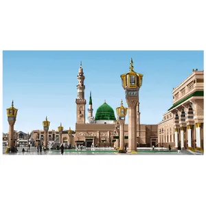 نخ و نقشه تابلو فرش سیرمان طرح مسجدالنبی کد 2323