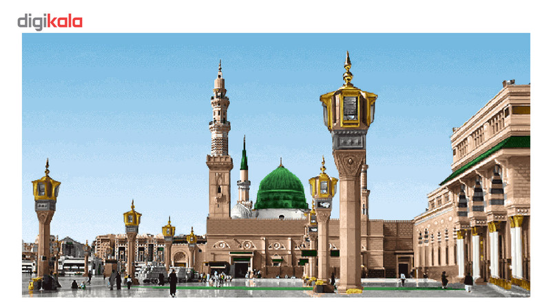 نخ و نقشه تابلو فرش سیرمان طرح مسجدالنبی کد 2323