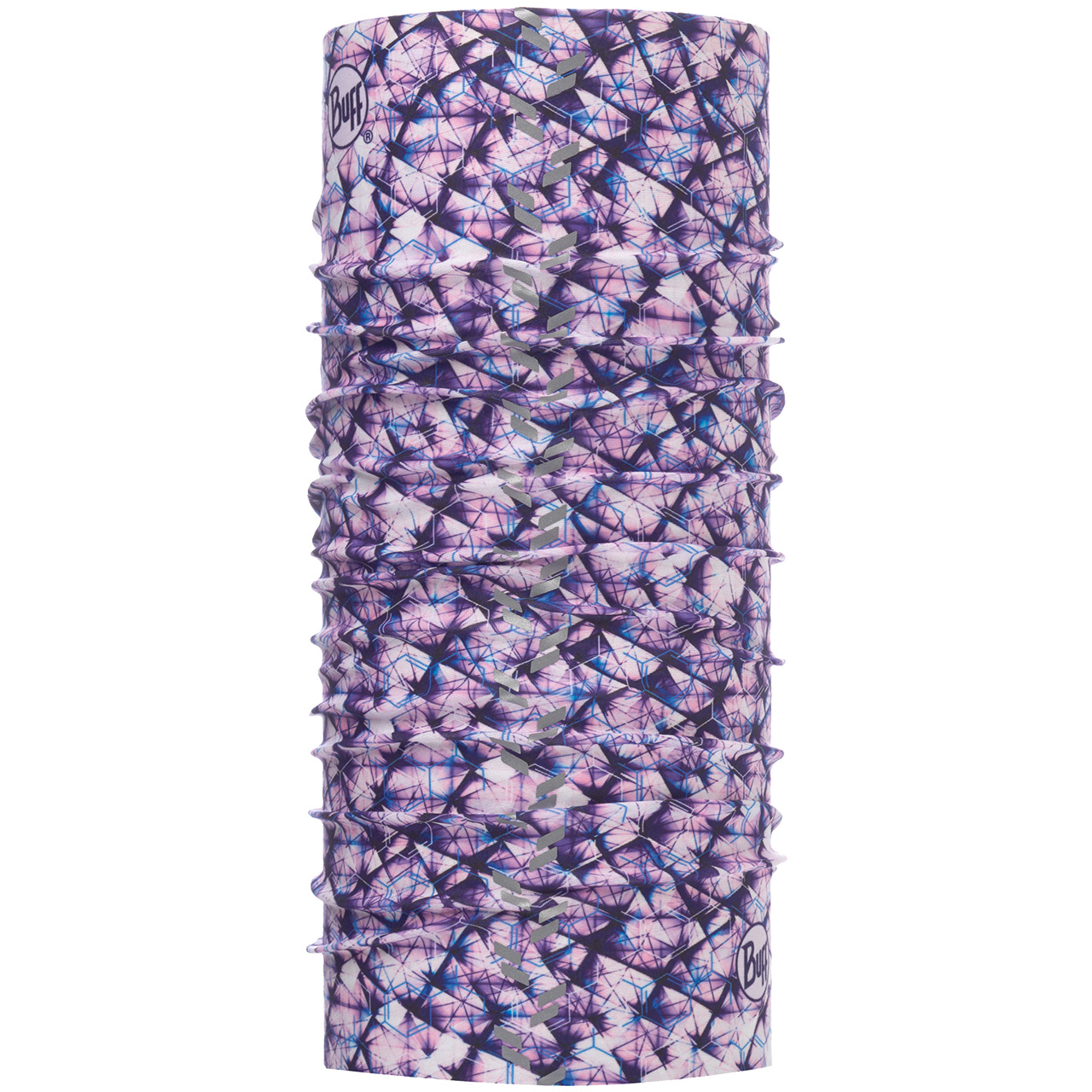 دستمال سر و گردن باف مدل  Reflective R-Adren Purple Lilac
