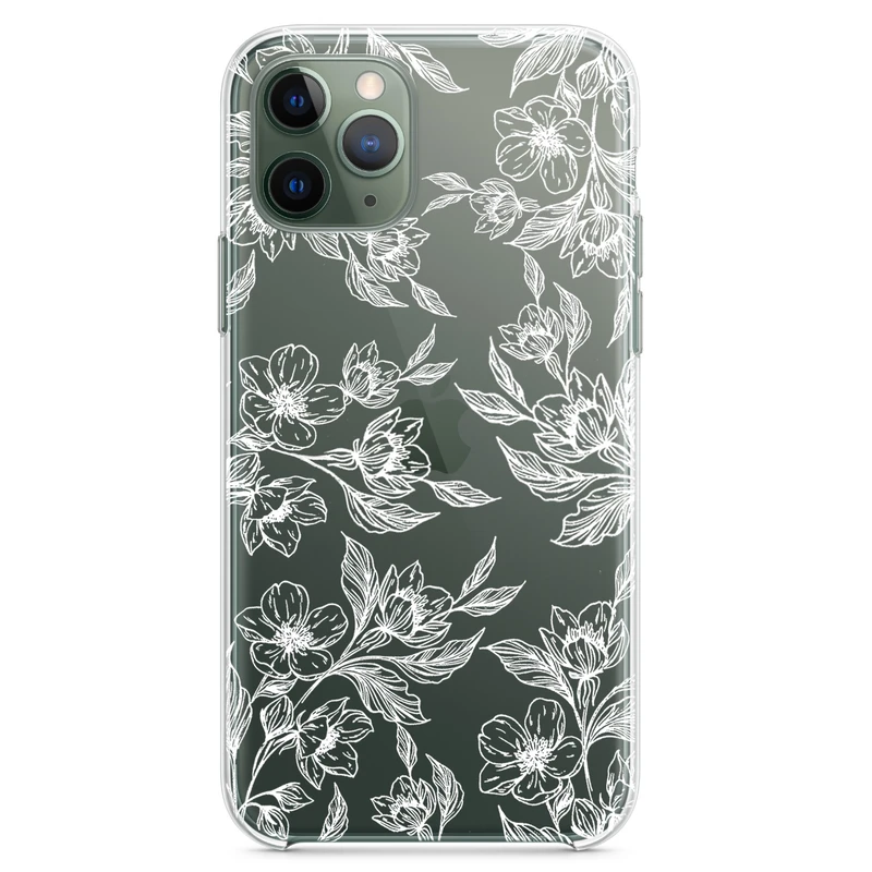 کاور مگافون طرح گل مدل C50-W مناسب برای گوشی موبایل اپل iPhone 11 Pro Max