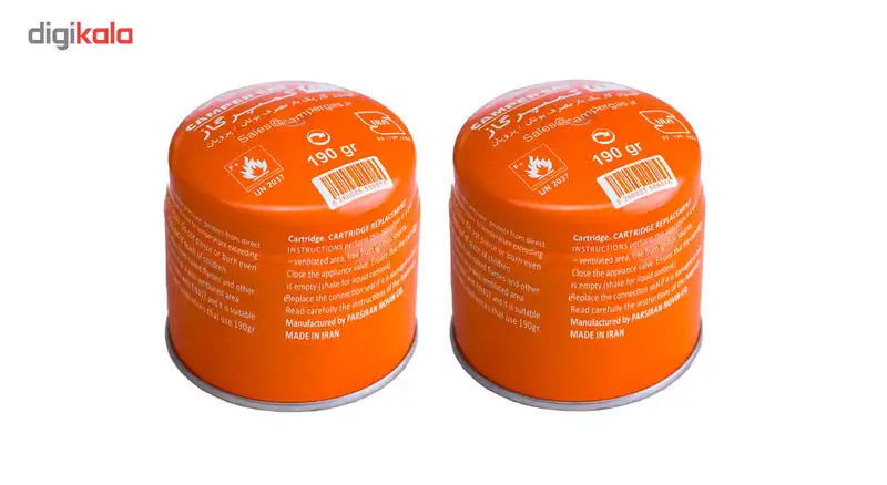کپسول گاز 190 گرمی کمپرگاز مدل K-190 بسته 2 عددی