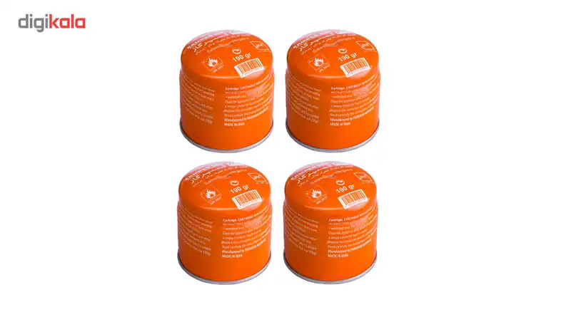 کپسول گاز 190 گرمی کمپرگاز مدل K-190 بسته 4 عددی