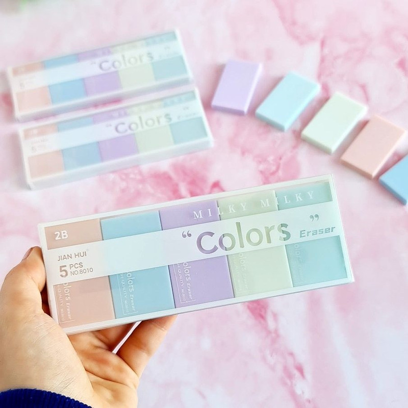 پاک کن دامس مدل پاستلی مجموعه 5 عددی