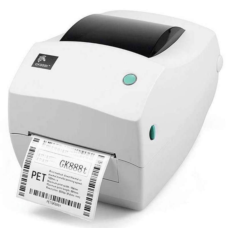 پرینتر لیبل زن زبرا مدل GK888t پرینتر لیبل زن زبرا مدل GK888t