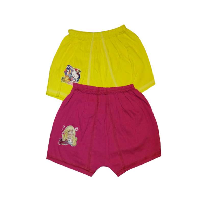 شورت دخترانه مدل کتی باربی کد 5 مجموعه 2 عددی