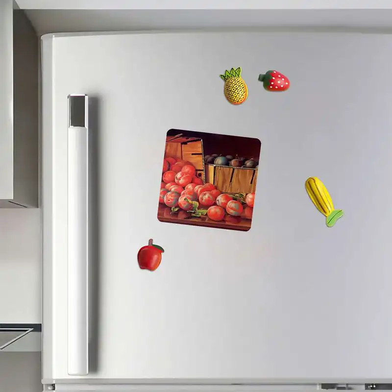 مگنت طرح نقاشی رنگ روغن میوه مدل mg10424