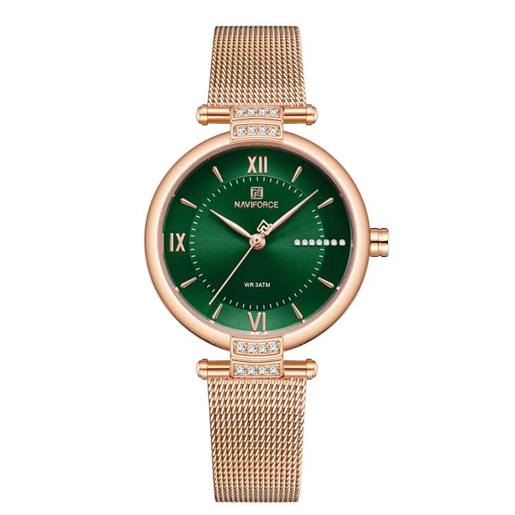 ساعت مچی عقربه ای زنانه نیوی فورس مدل nf5019