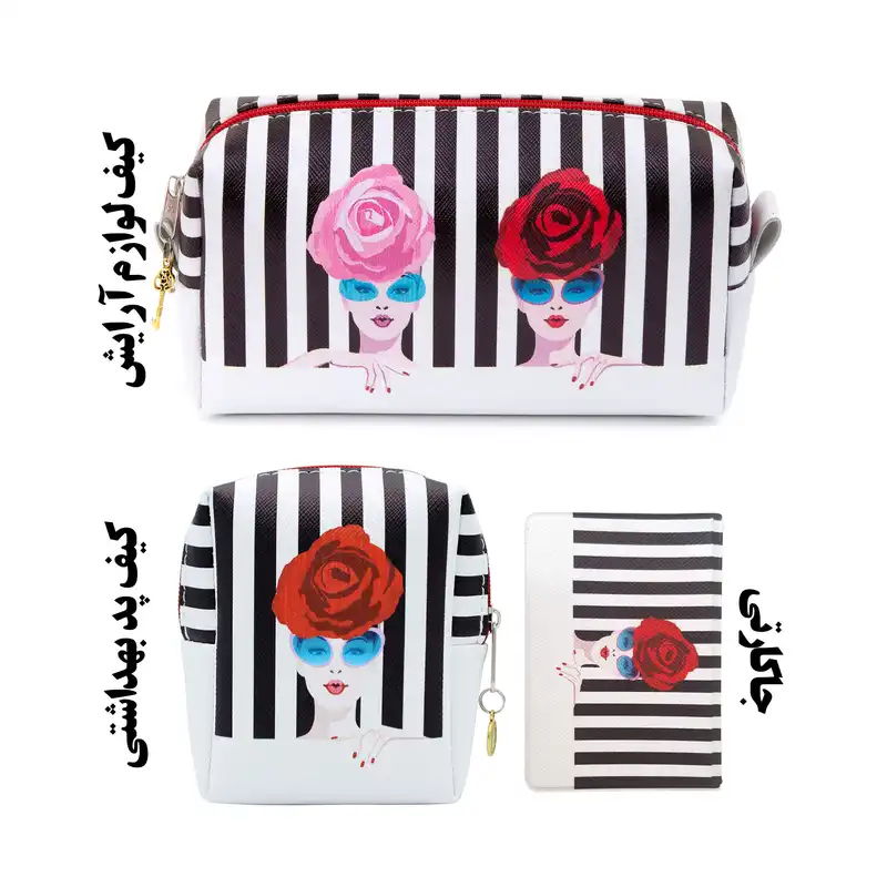 ست هدیه زنانه طرح دختر گل به سر مدل set-005