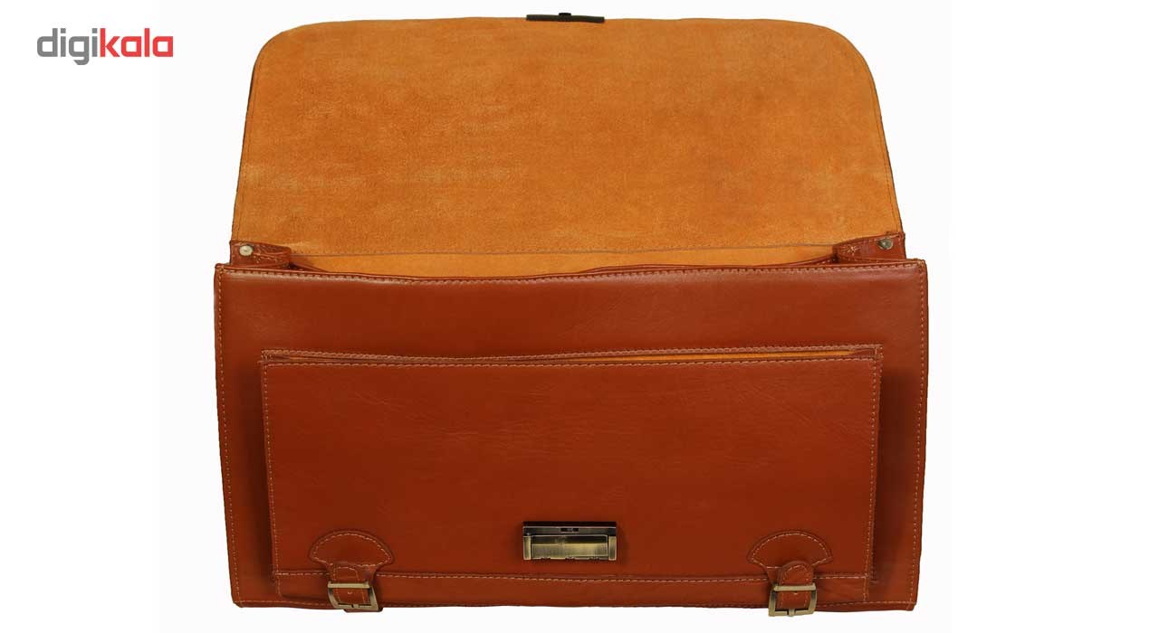 کیف اداری چرم طبیعی زانکو چرم کد 113