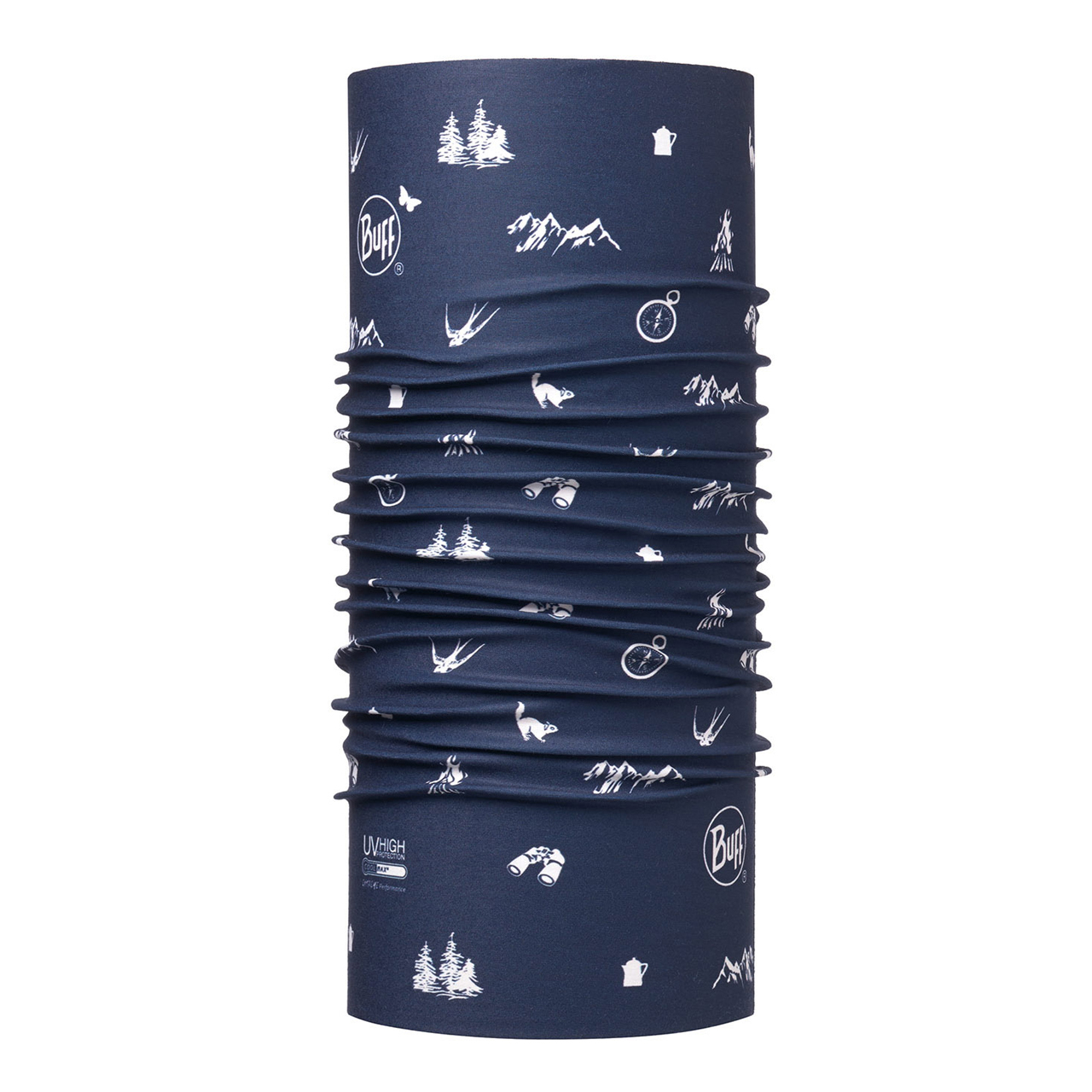 دستمال سر و گردن باف مدل Campfire Dark Navy