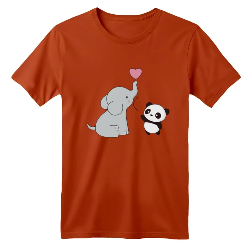 تی شرت آستین کوتاه بچگانه مدل فیل کد ۱۰