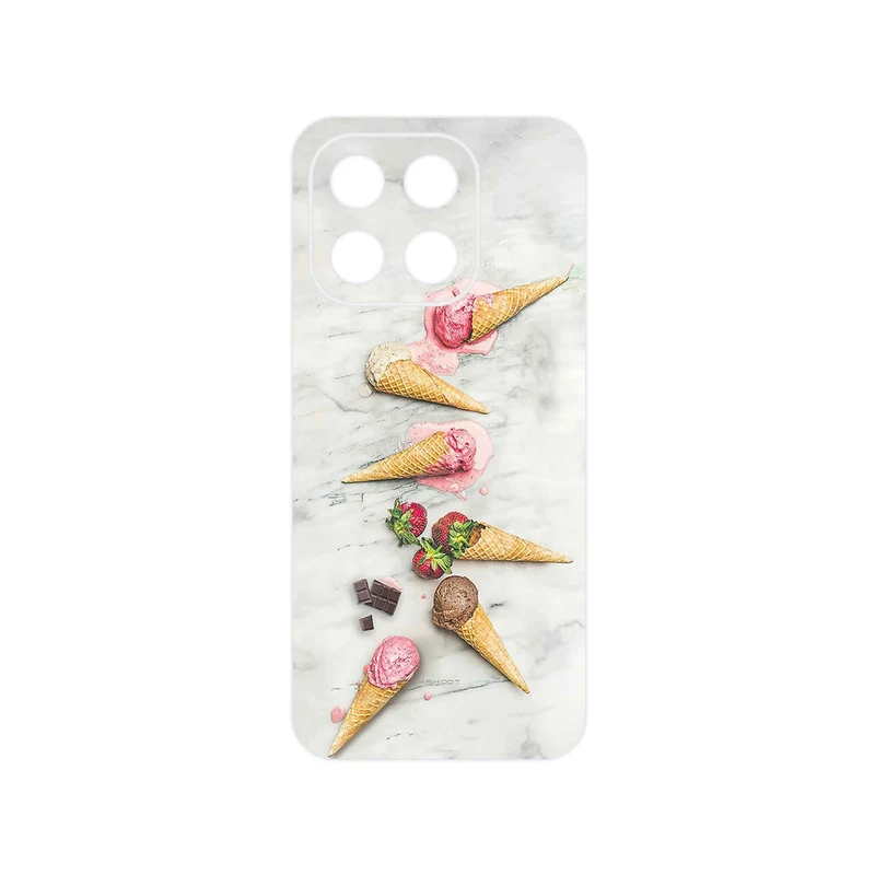 برچسب پوششی ماهوت مدل Funnel_ice_cream مناسب برای گوشی موبایل آنر X6c